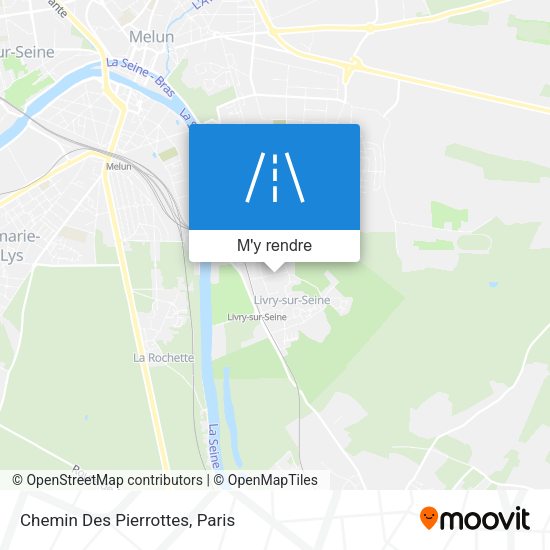 Chemin Des Pierrottes plan