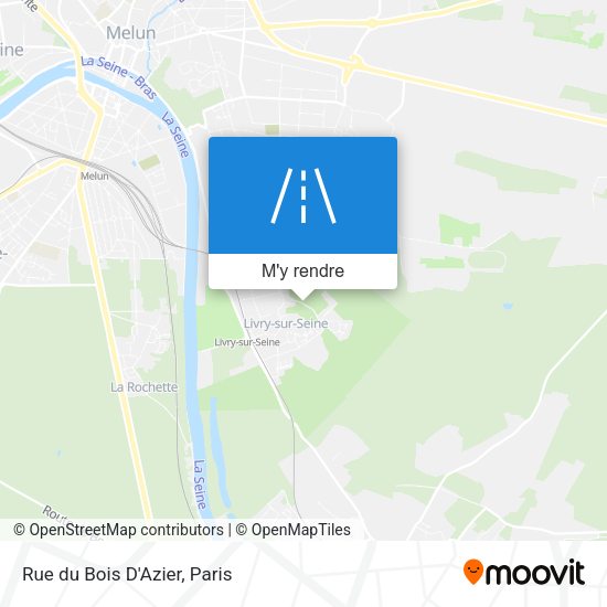 Rue du Bois D'Azier plan