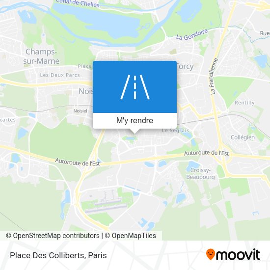 Place Des Colliberts plan
