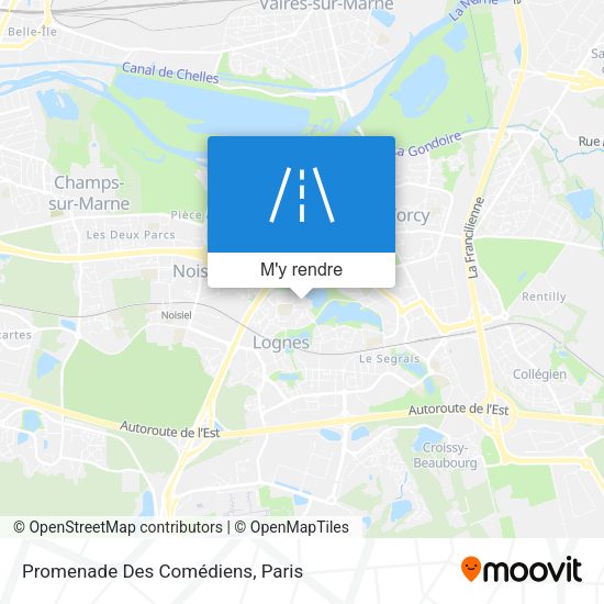 Promenade Des Comédiens plan