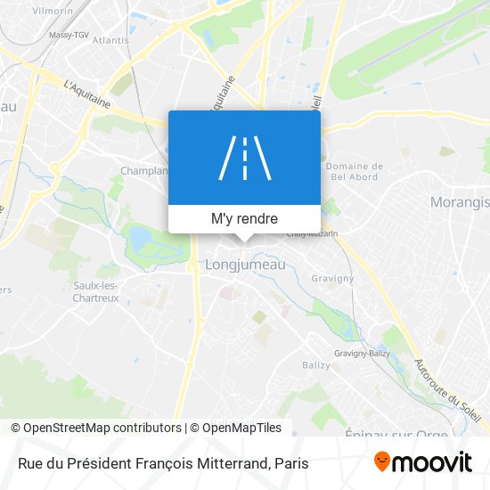 Rue du Président François Mitterrand plan