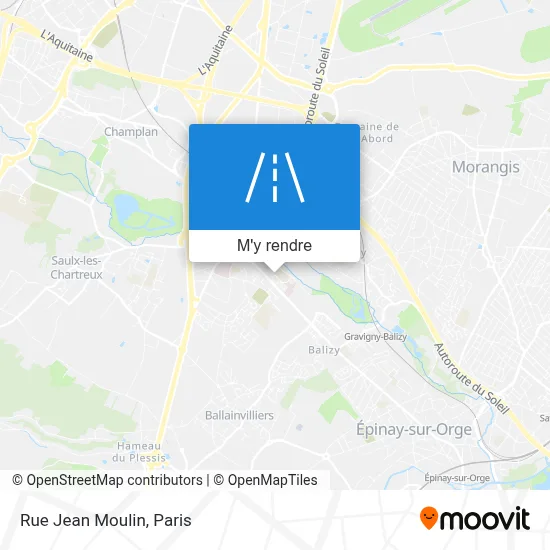 Rue Jean Moulin plan