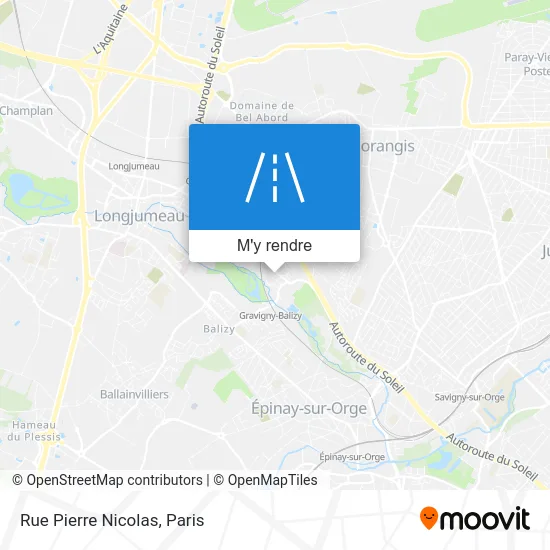 Rue Pierre Nicolas plan