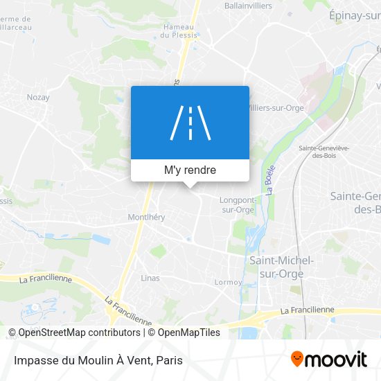 Impasse du Moulin À Vent plan