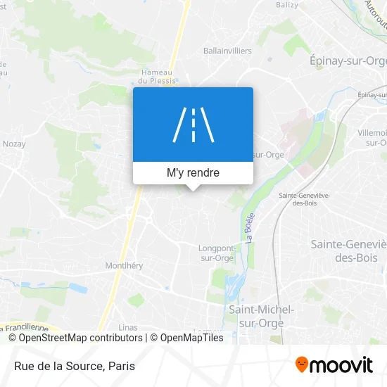 Rue de la Source plan