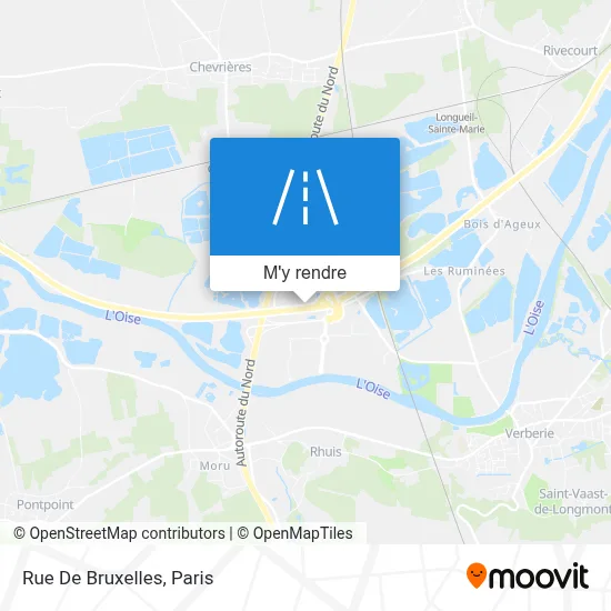 Rue De Bruxelles plan