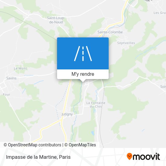 Impasse de la Martine plan