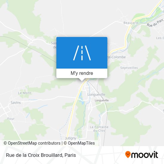 Rue de la Croix Brouillard plan