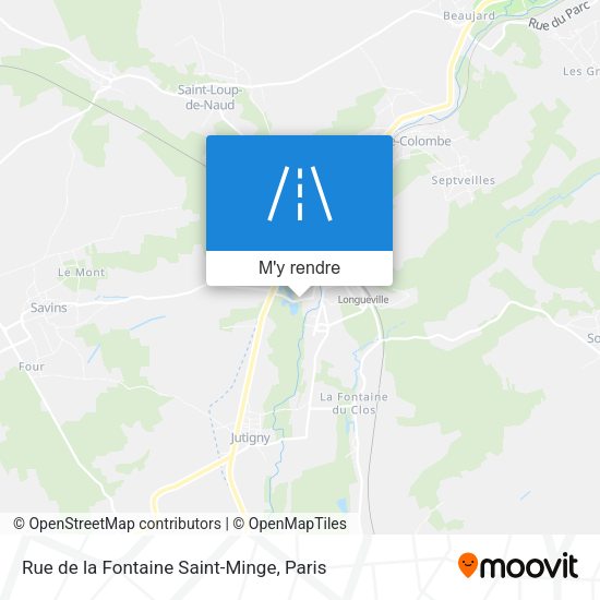 Rue de la Fontaine Saint-Minge plan