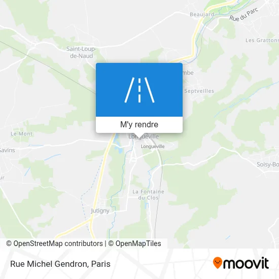 Rue Michel Gendron plan