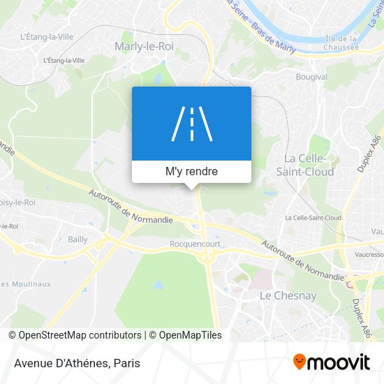 Avenue D'Athénes plan