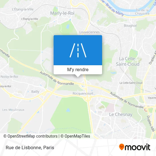 Rue de Lisbonne plan