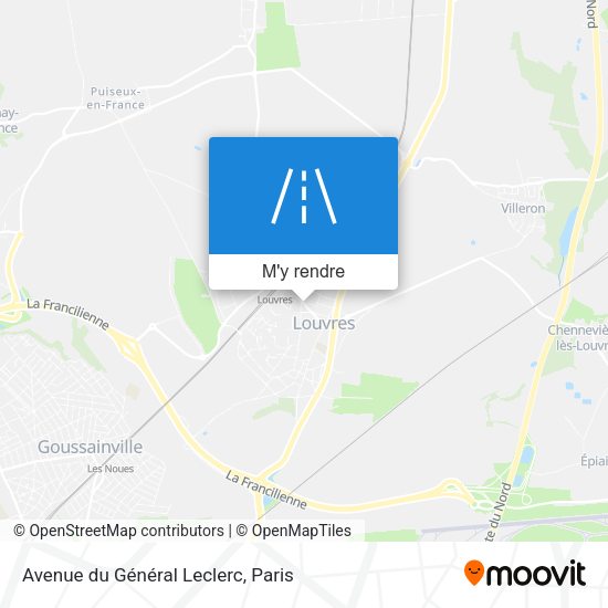 Avenue du Général Leclerc plan