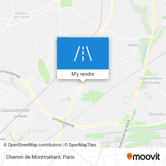 Chemin de Montméliant plan