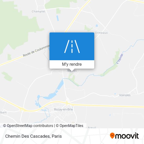 Chemin Des Cascades plan