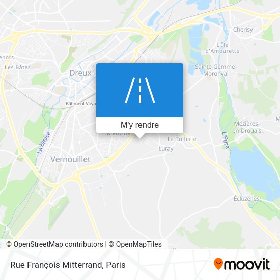 Rue François Mitterrand plan