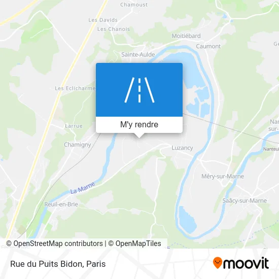 Rue du Puits Bidon plan