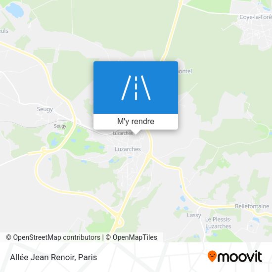 Allée Jean Renoir plan