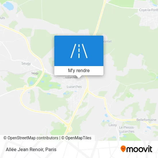 Allée Jean Renoir plan