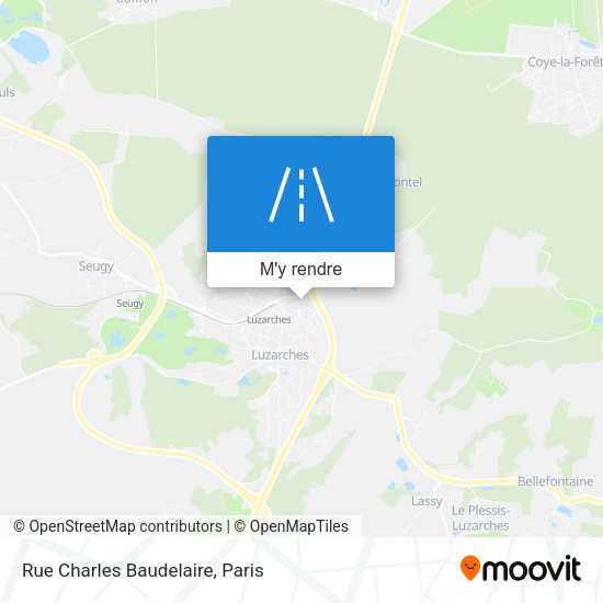 Rue Charles Baudelaire plan