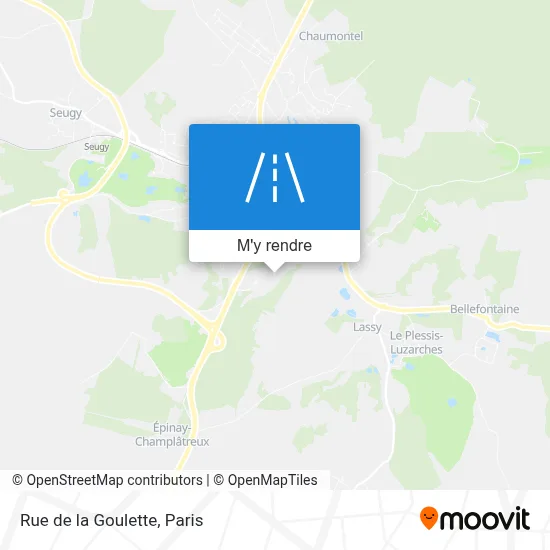 Rue de la Goulette plan