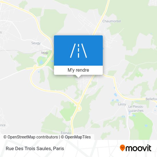 Rue Des Trois Saules plan
