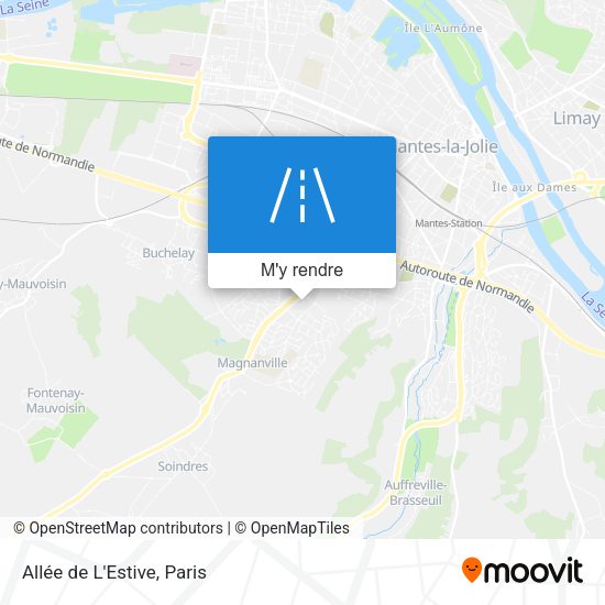 Allée de L'Estive plan