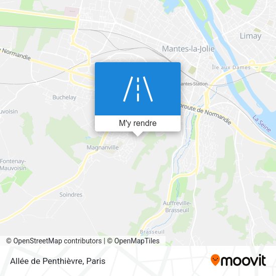 Allée de Penthièvre plan
