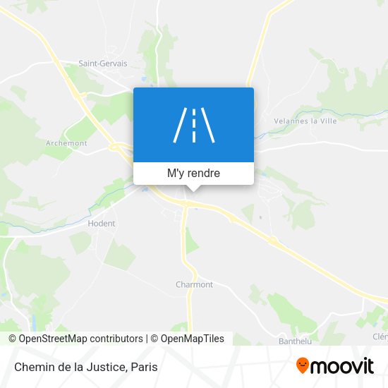 Chemin de la Justice plan
