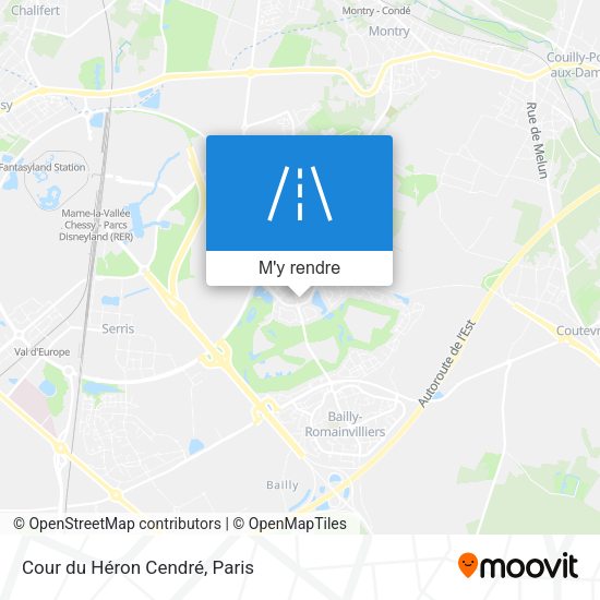 Cour du Héron Cendré plan