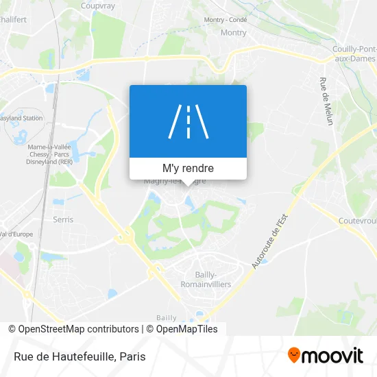 Rue de Hautefeuille plan