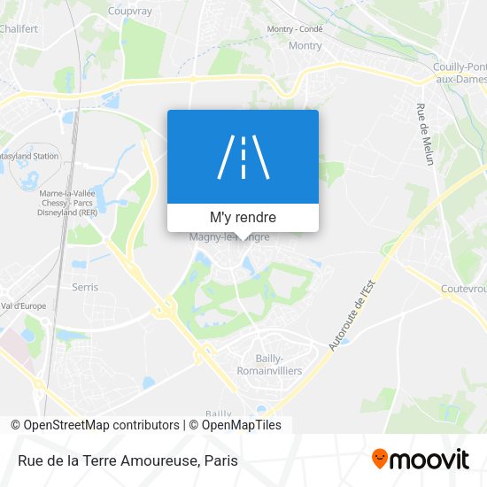 Rue de la Terre Amoureuse plan