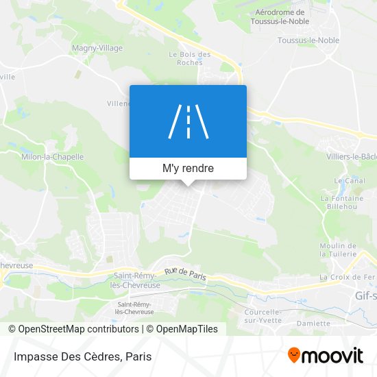 Impasse Des Cèdres plan