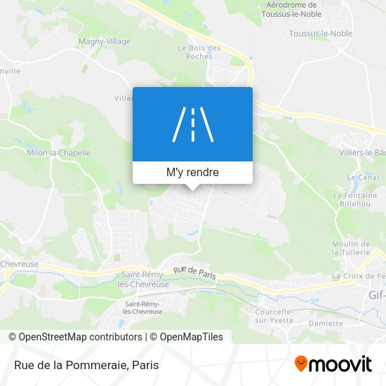 Rue de la Pommeraie plan