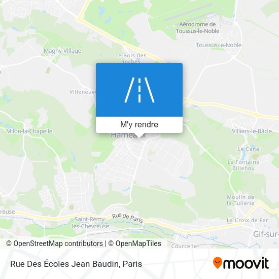 Rue Des Écoles Jean Baudin plan