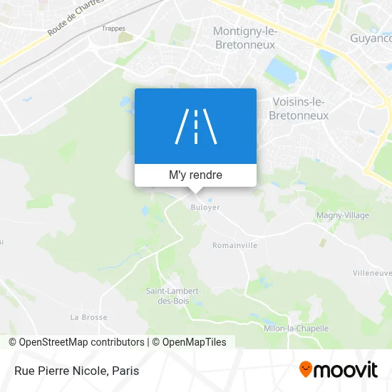 Rue Pierre Nicole plan
