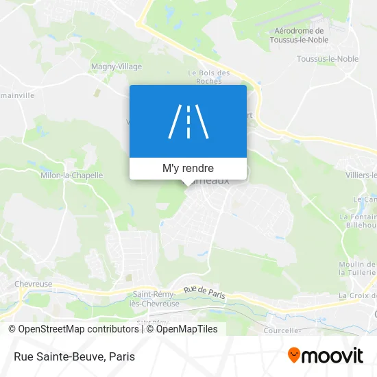 Rue Sainte-Beuve plan