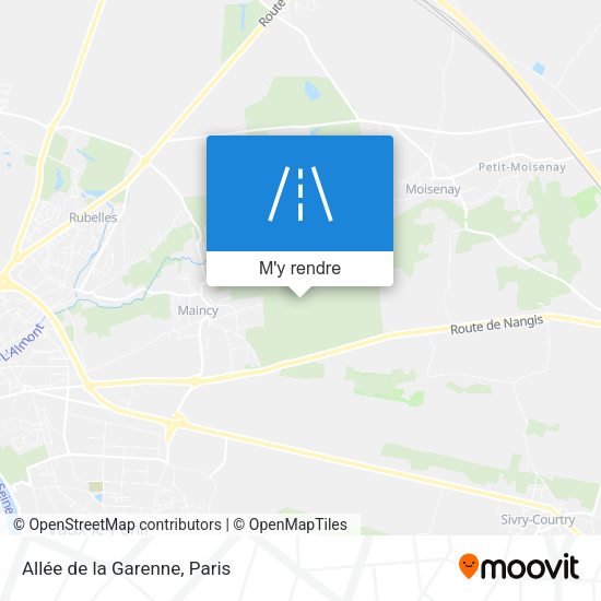 Allée De La Garenne plan