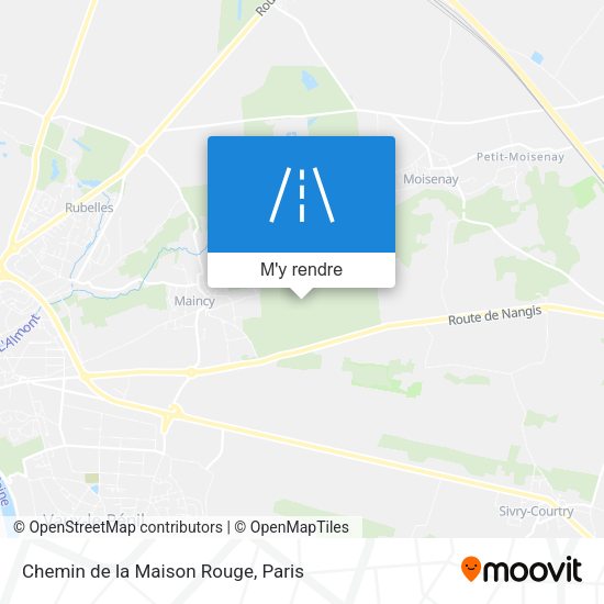 Chemin De La Maison Rouge plan