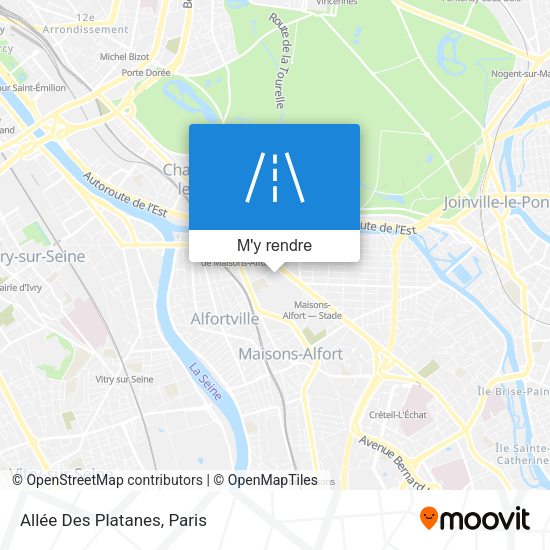 Allée Des Platanes plan