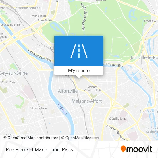 Rue Pierre Et Marie Curie plan