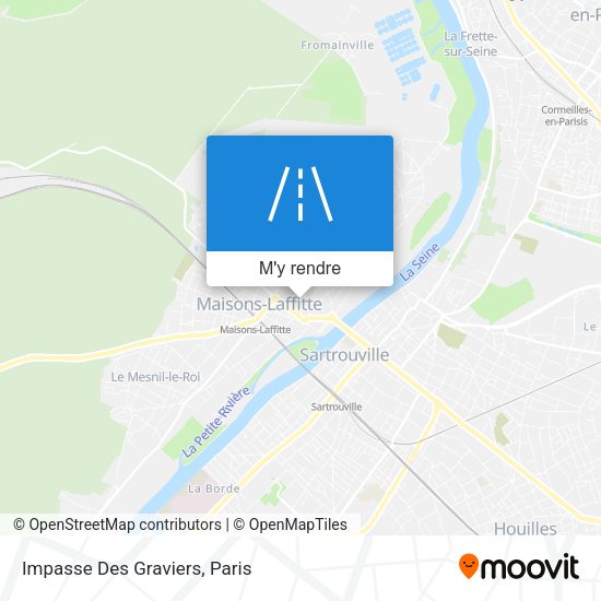 Impasse Des Graviers plan