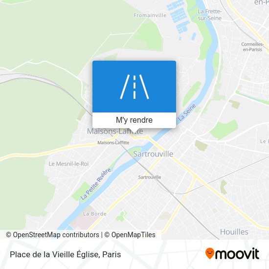 Place de la Vieille Église plan