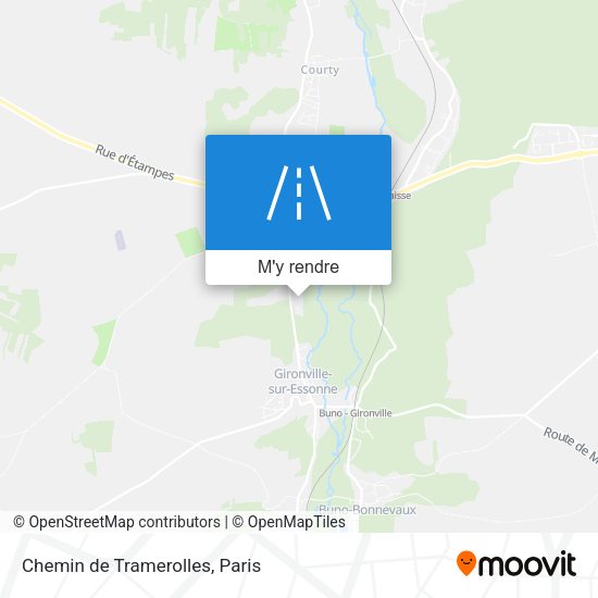 Chemin de Tramerolles plan