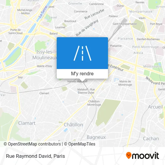 Rue Raymond David plan