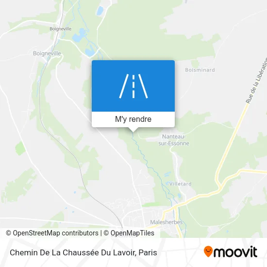 Chemin De La Chaussée Du Lavoir plan