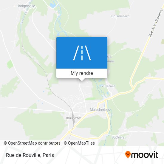 Rue de Rouville plan