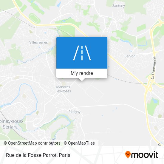 Rue de la Fosse Parrot plan