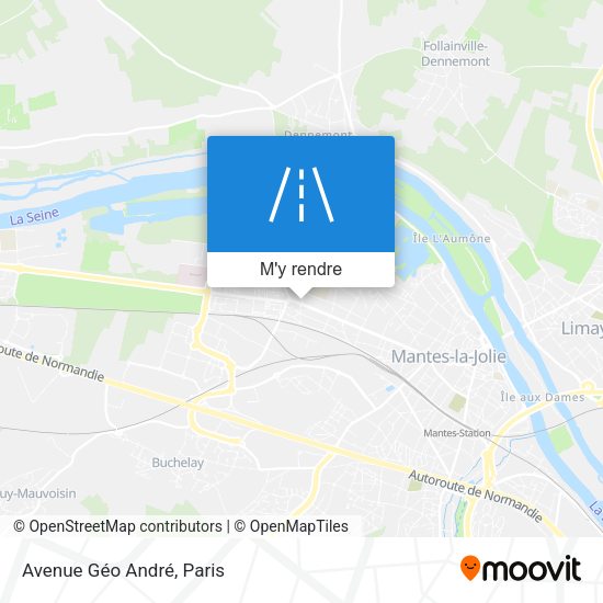Avenue Géo André plan