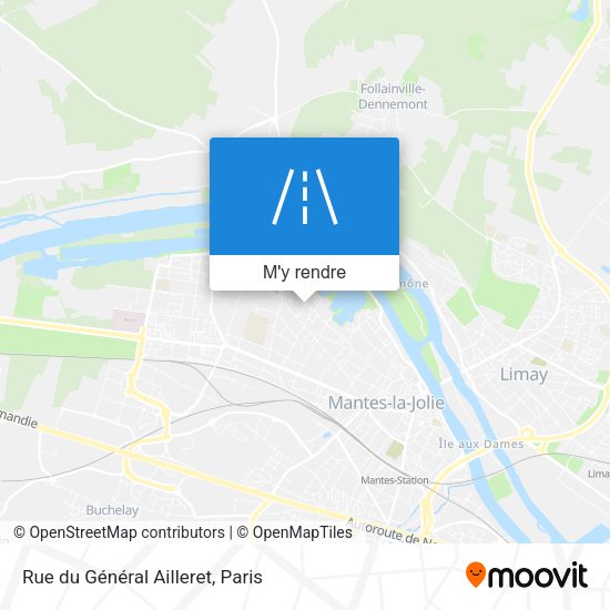 Rue du Général Ailleret plan